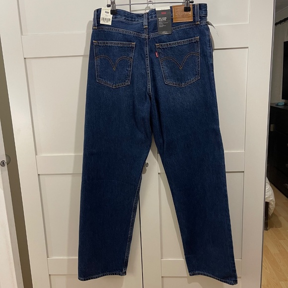 I SHIP PURO 😊 NWT Levi's Dad Jean - Mid-rise loose jeans - Indigo blue - Sz 29 - Picture 9 of 13